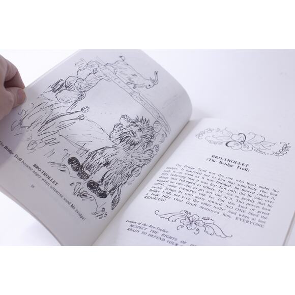 Trolls, Trolls, Trolls, Art By Grandpa Stavig, Signed, 1960s, Vintage, Softcover - Picture 5 of 6